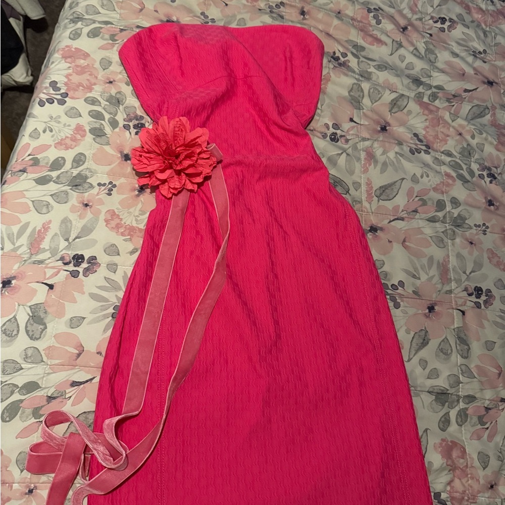 NWT J Crew Pink Strapless Dress